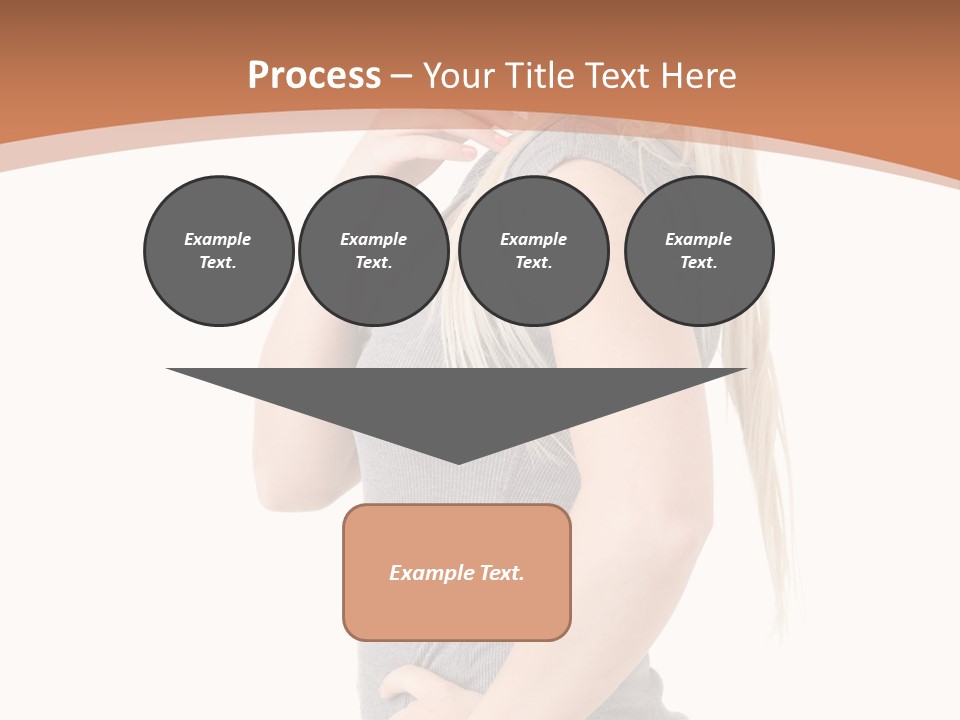 Woman Smiling Natural PowerPoint Template