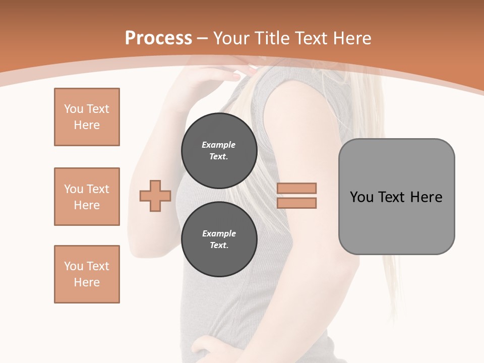 Woman Smiling Natural PowerPoint Template