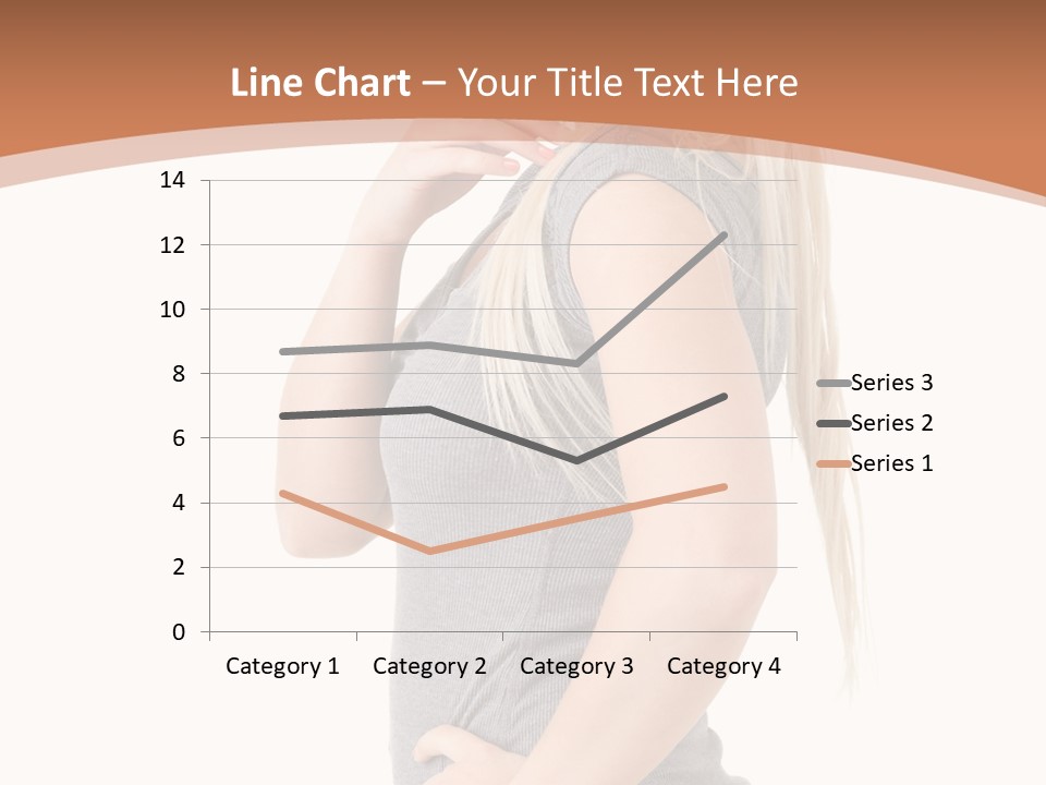 Woman Smiling Natural PowerPoint Template