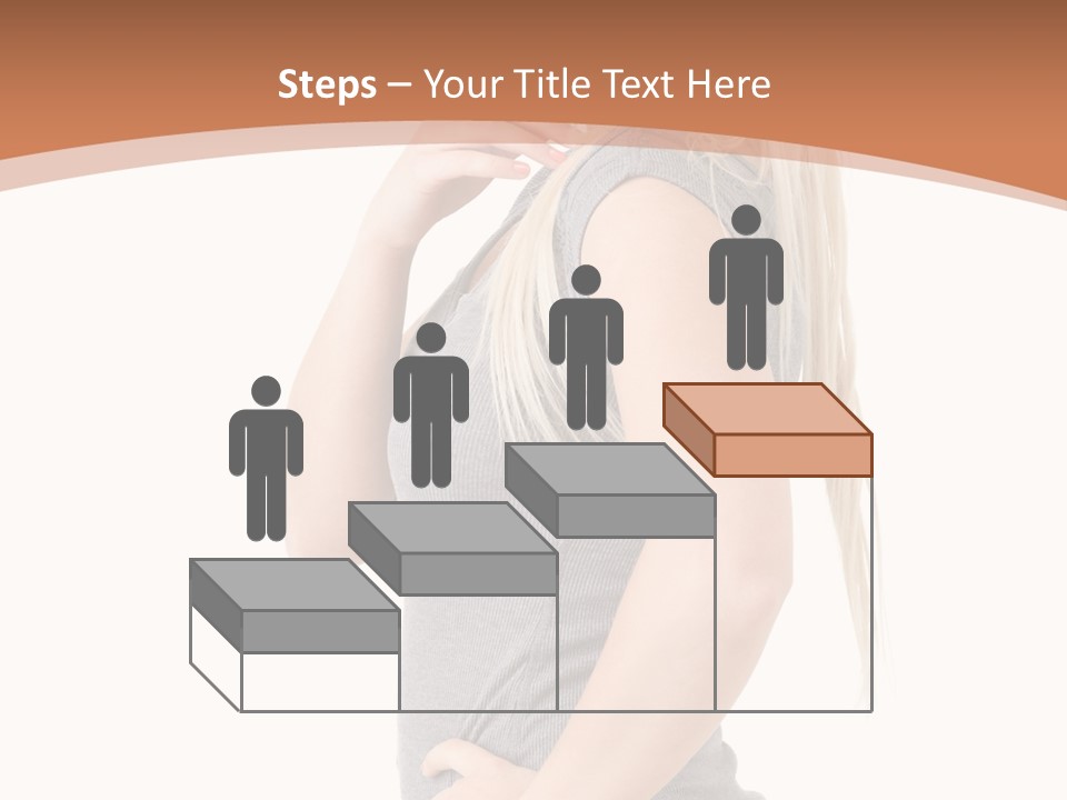 Woman Smiling Natural PowerPoint Template