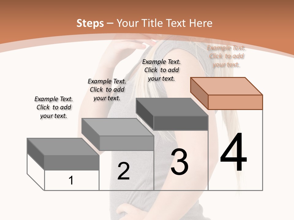 Woman Smiling Natural PowerPoint Template