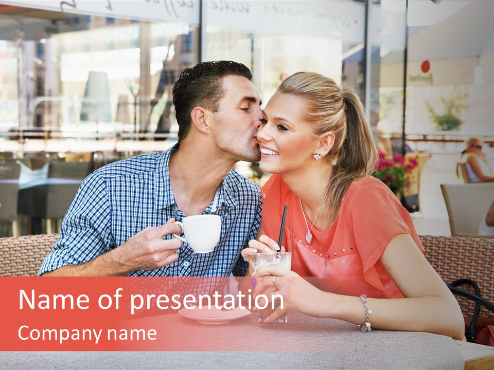 Valentines Style Buildings PowerPoint Template