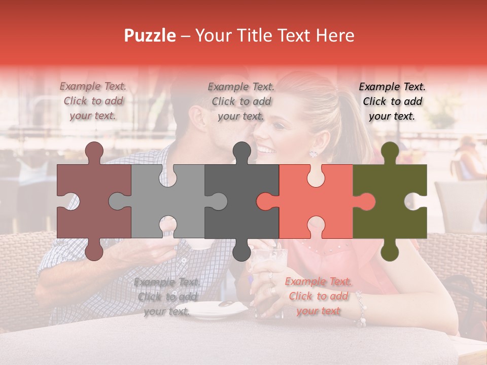 Valentines Style Buildings PowerPoint Template