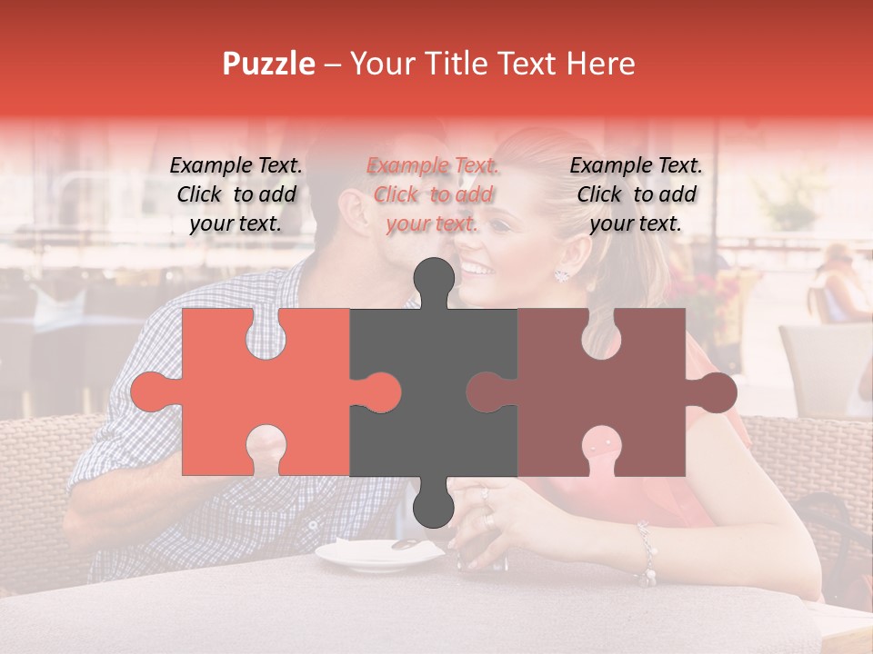 Valentines Style Buildings PowerPoint Template