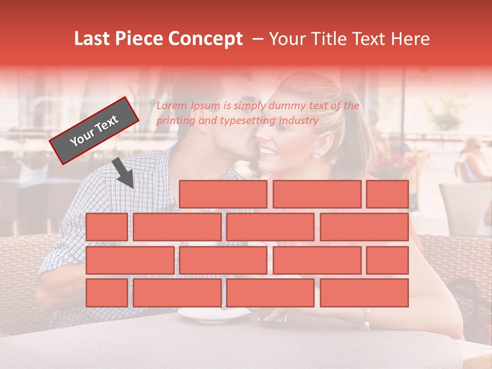 Valentines Style Buildings PowerPoint Template