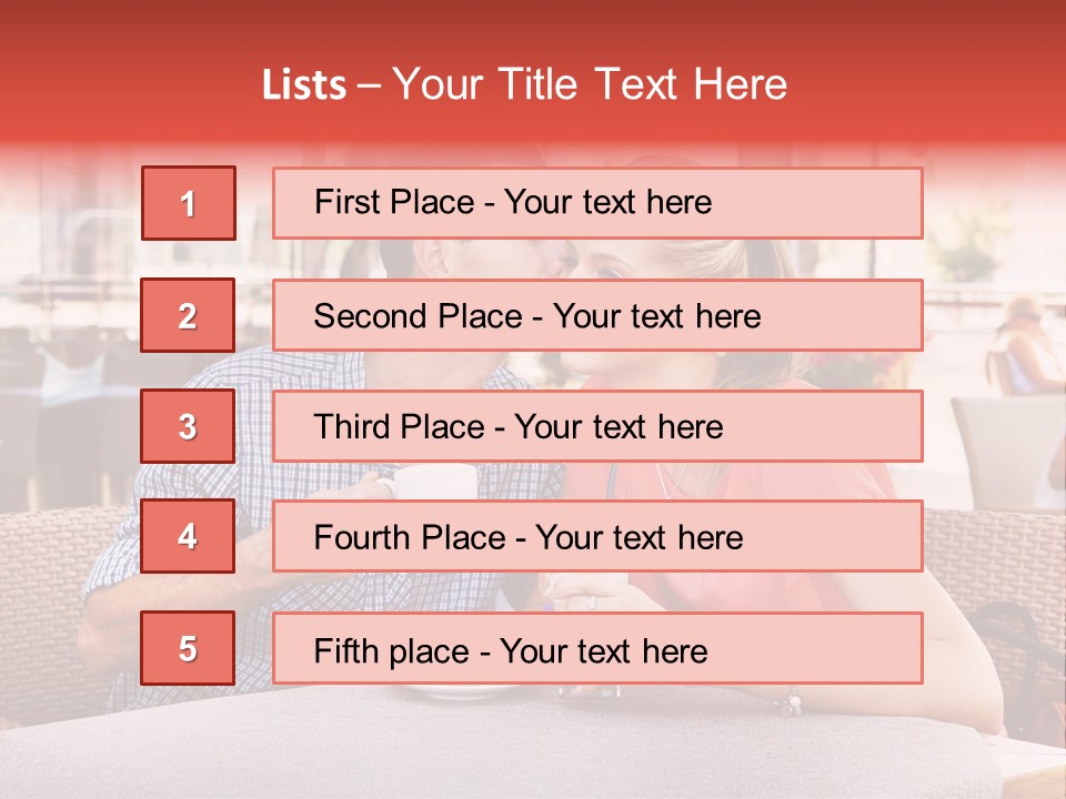 Valentines Style Buildings PowerPoint Template