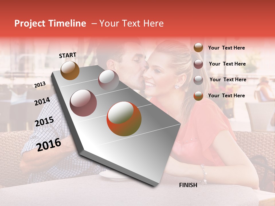 Valentines Style Buildings PowerPoint Template