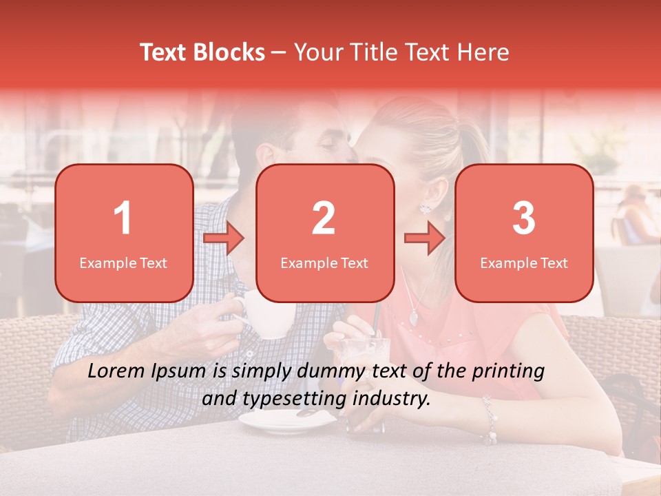 Valentines Style Buildings PowerPoint Template