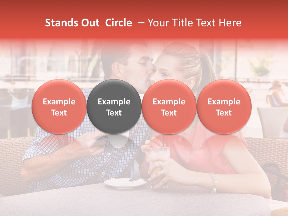 Valentines Style Buildings PowerPoint Template