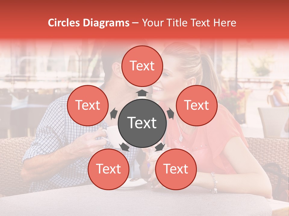 Valentines Style Buildings PowerPoint Template