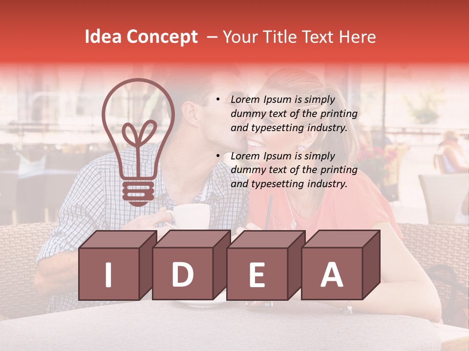 Valentines Style Buildings PowerPoint Template