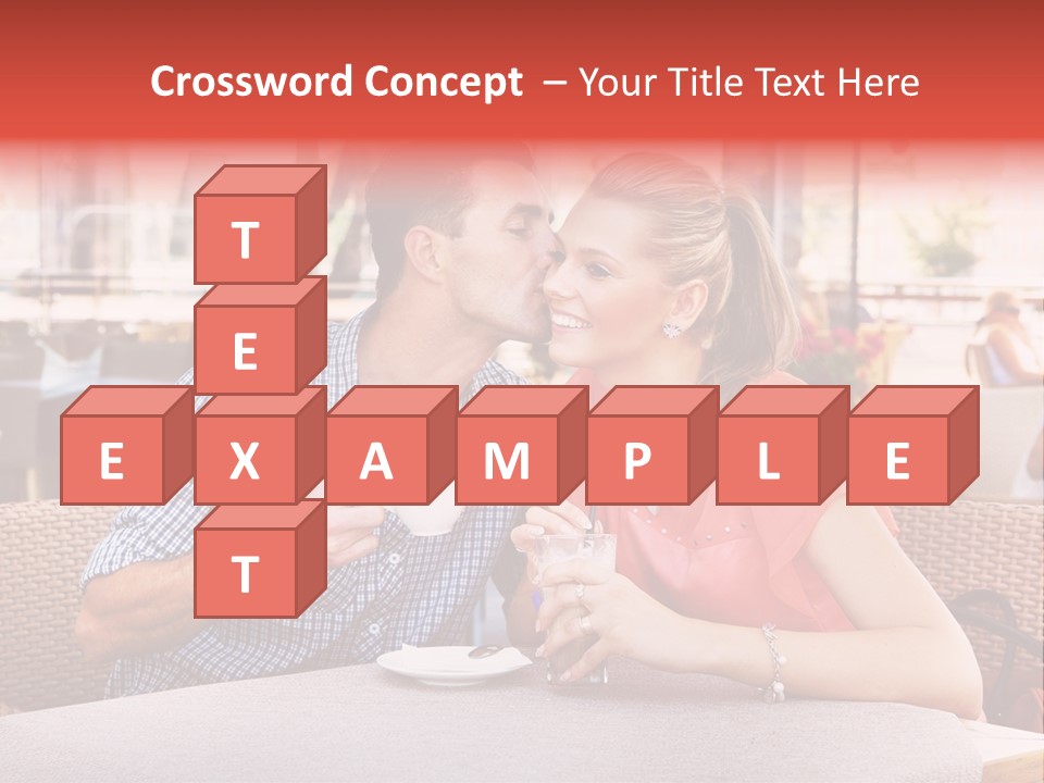 Valentines Style Buildings PowerPoint Template