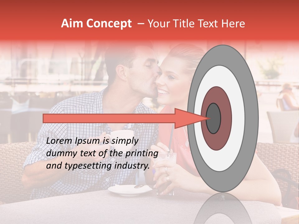 Valentines Style Buildings PowerPoint Template