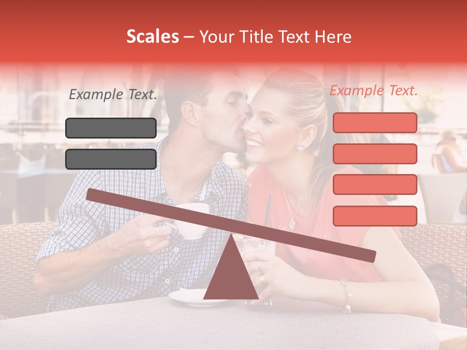 Valentines Style Buildings PowerPoint Template