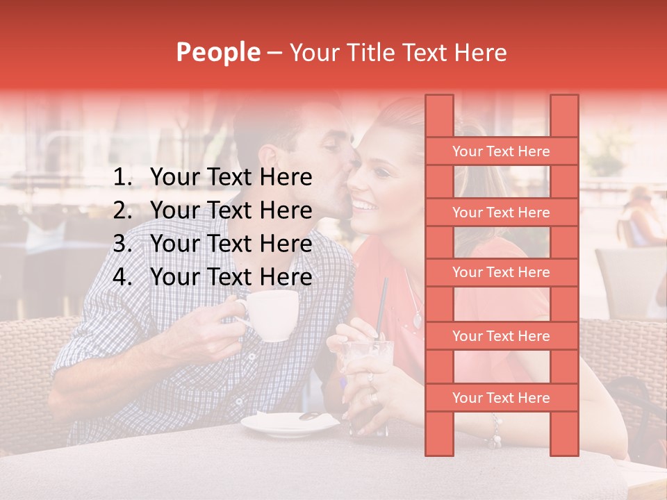 Valentines Style Buildings PowerPoint Template