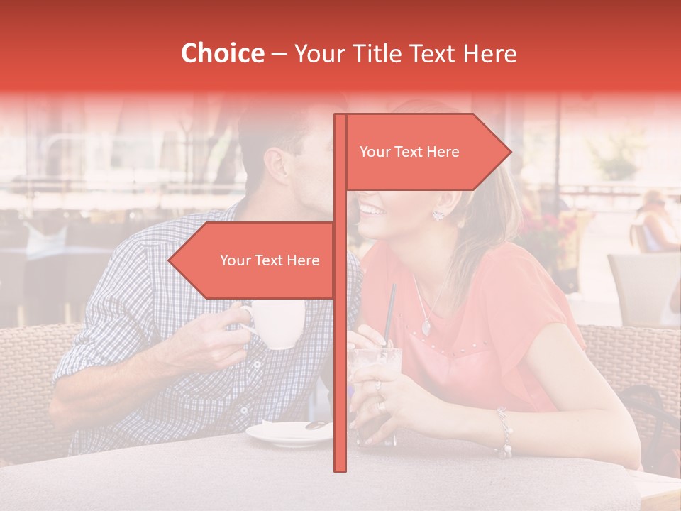 Valentines Style Buildings PowerPoint Template