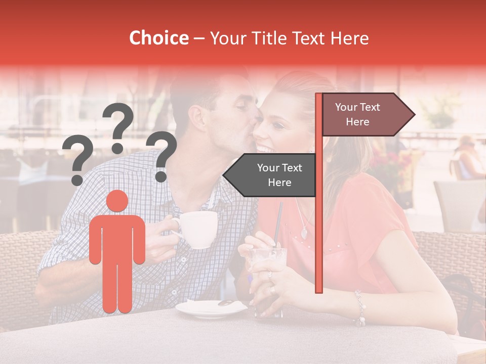 Valentines Style Buildings PowerPoint Template