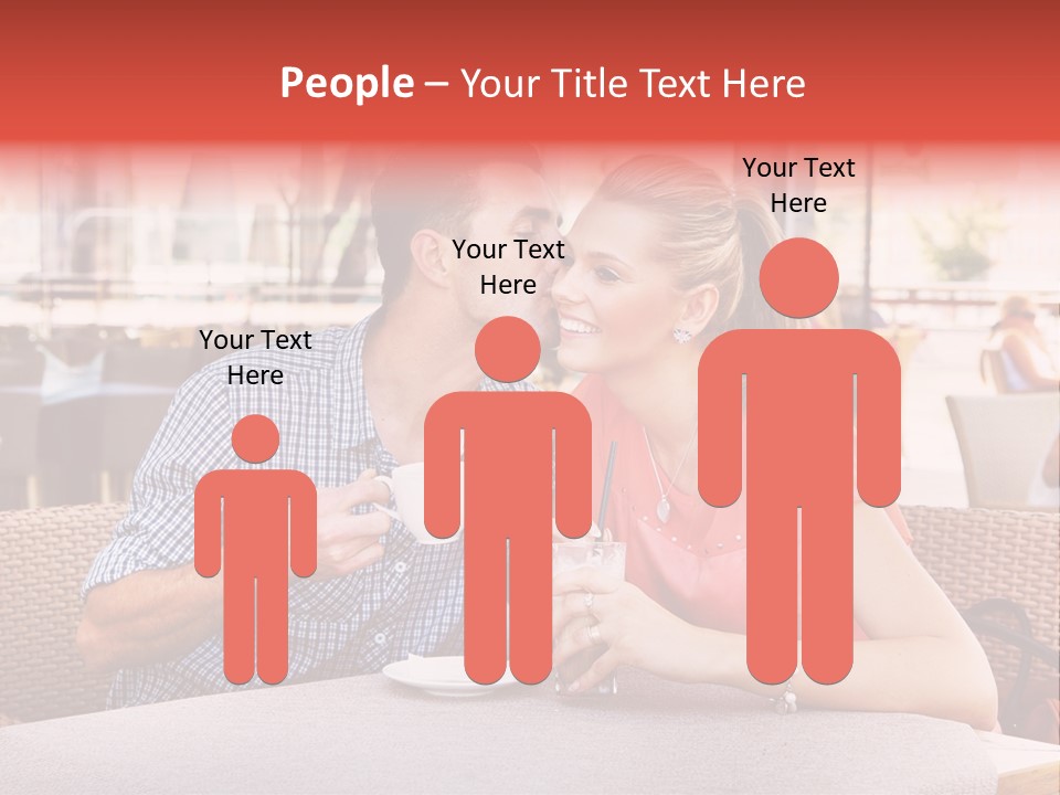 Valentines Style Buildings PowerPoint Template