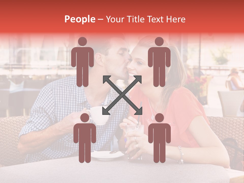 Valentines Style Buildings PowerPoint Template