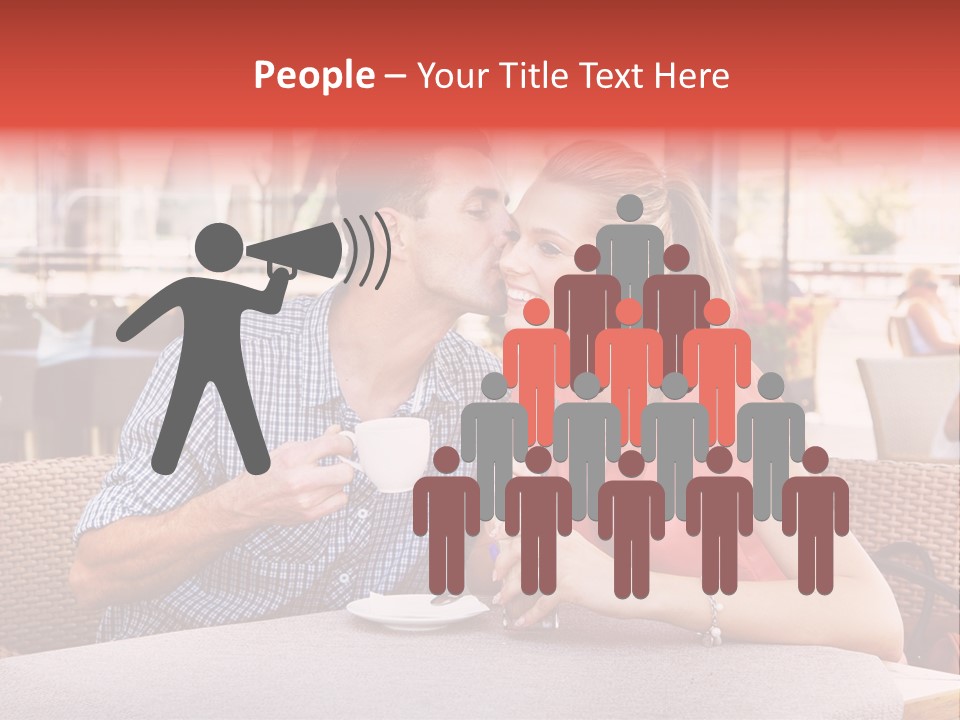 Valentines Style Buildings PowerPoint Template