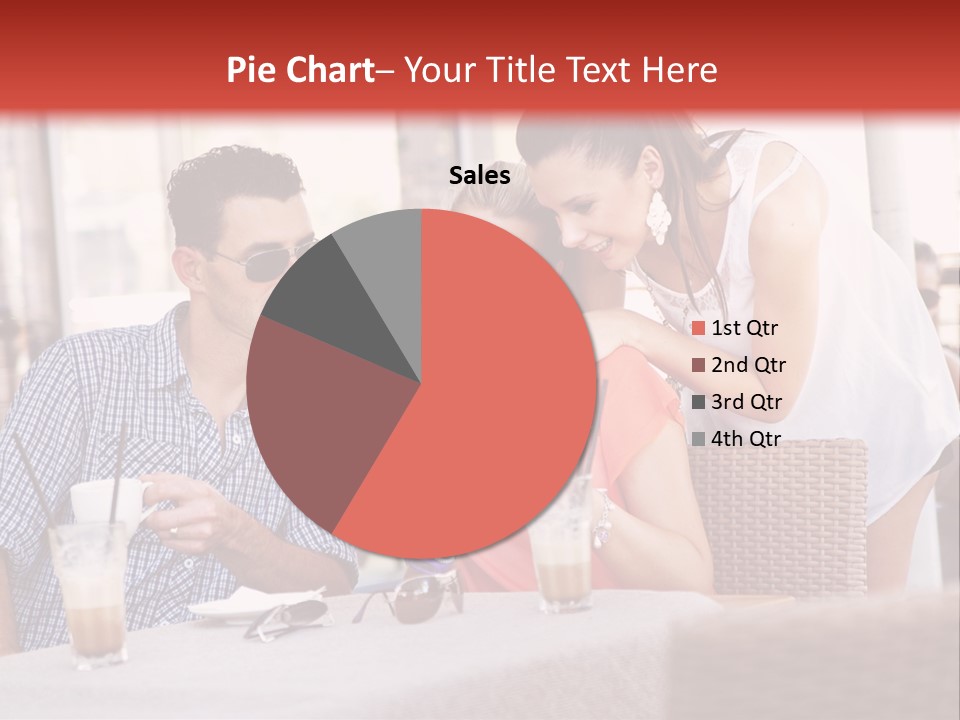 Fun Sunglasses Coffee Bar PowerPoint Template