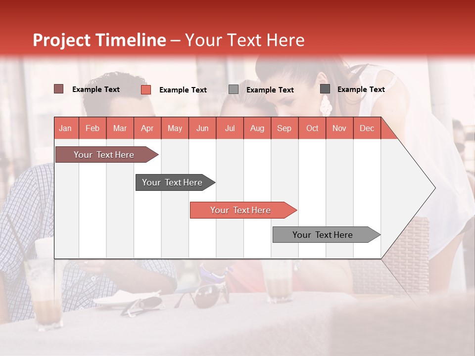 Fun Sunglasses Coffee Bar PowerPoint Template