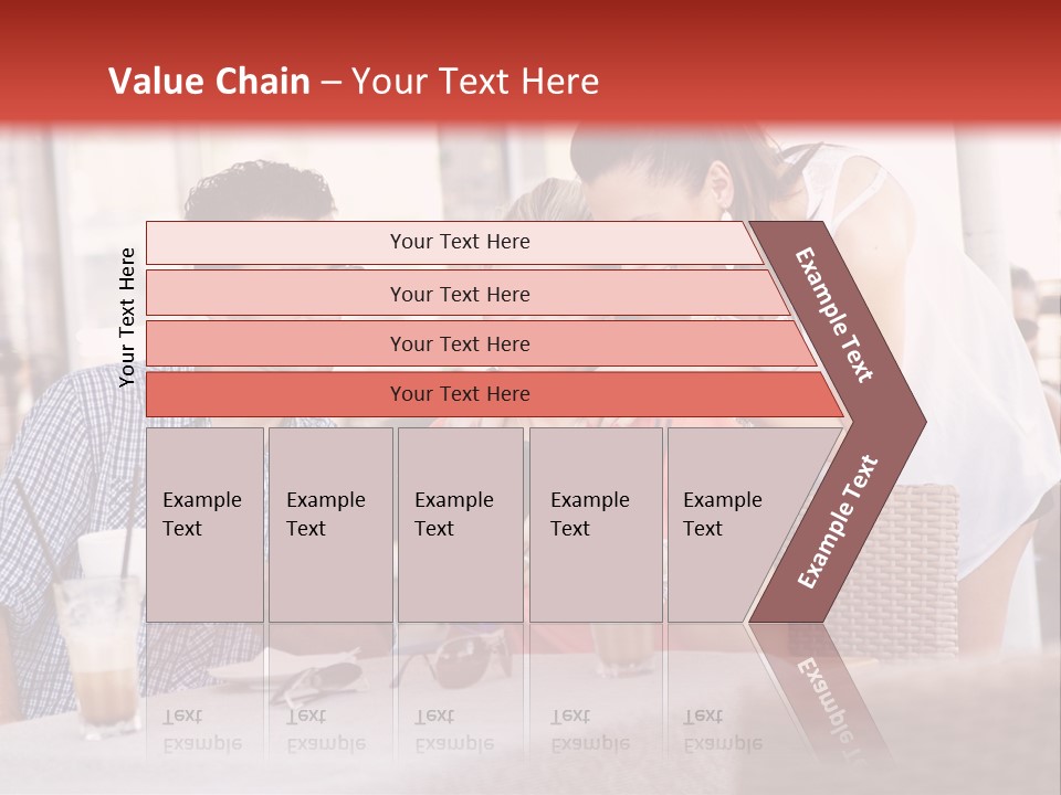 Fun Sunglasses Coffee Bar PowerPoint Template