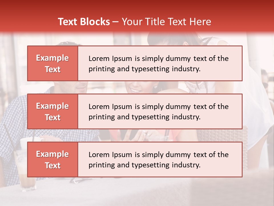 Fun Sunglasses Coffee Bar PowerPoint Template