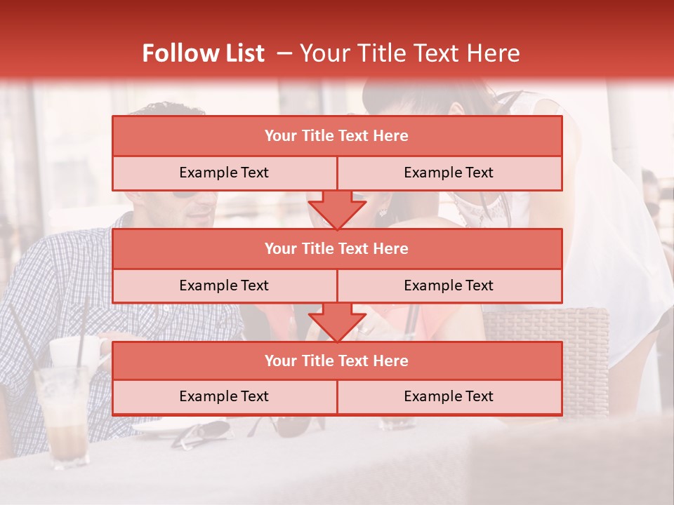 Fun Sunglasses Coffee Bar PowerPoint Template
