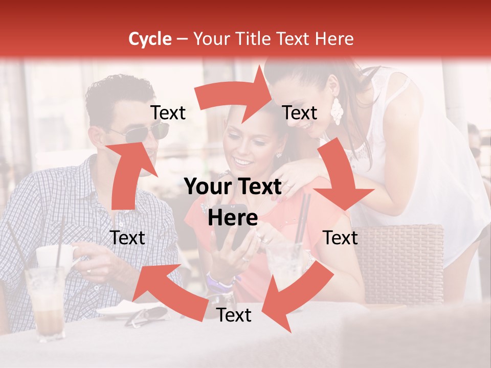 Fun Sunglasses Coffee Bar PowerPoint Template