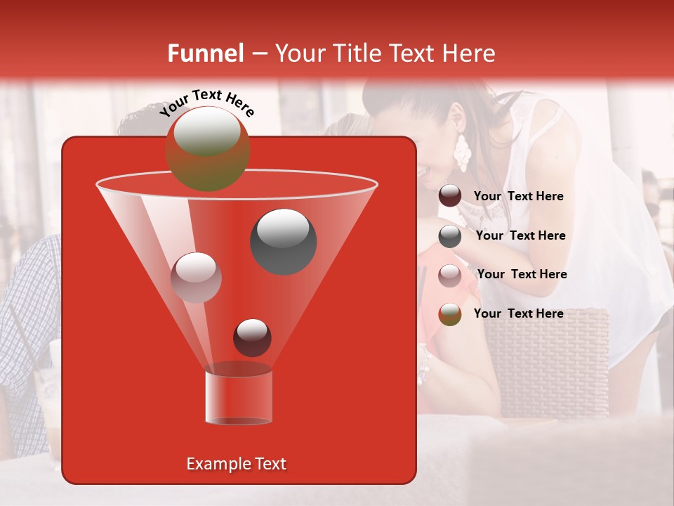 Fun Sunglasses Coffee Bar PowerPoint Template