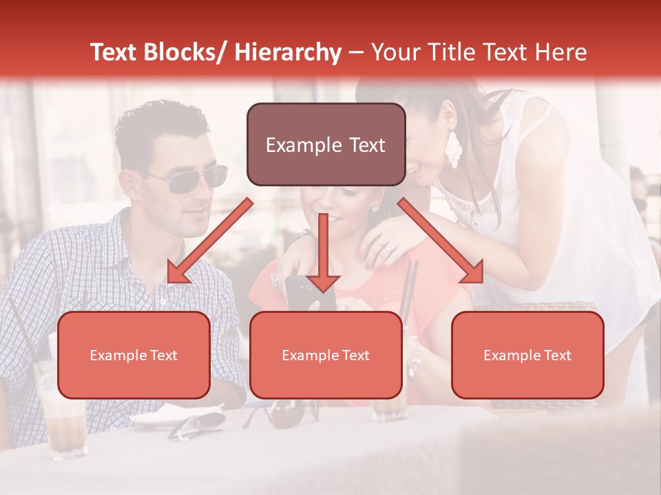 Fun Sunglasses Coffee Bar PowerPoint Template