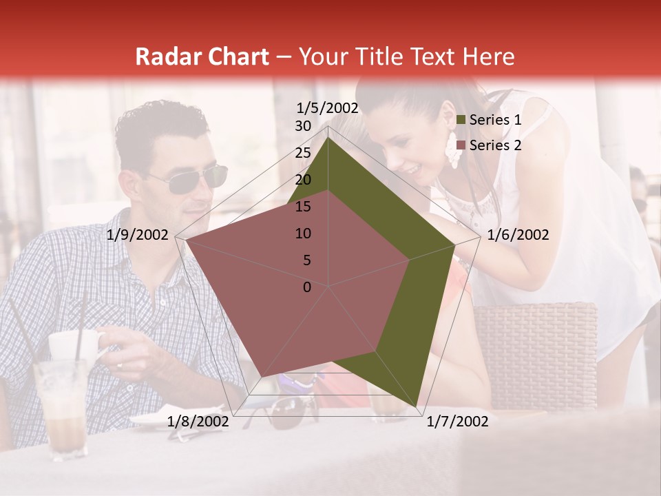Fun Sunglasses Coffee Bar PowerPoint Template