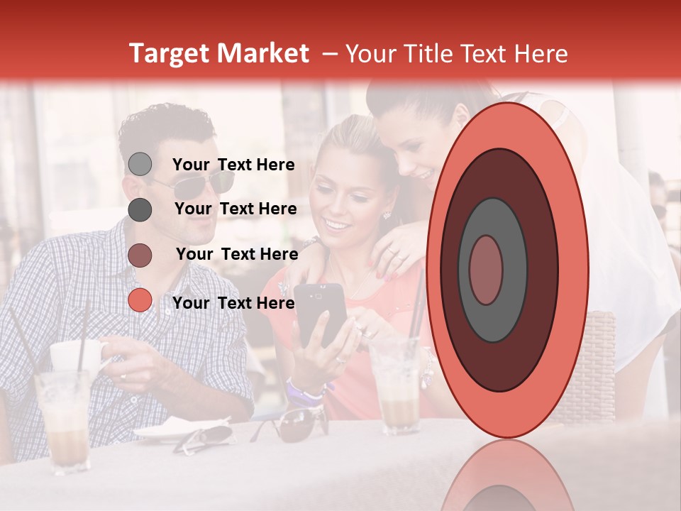 Fun Sunglasses Coffee Bar PowerPoint Template