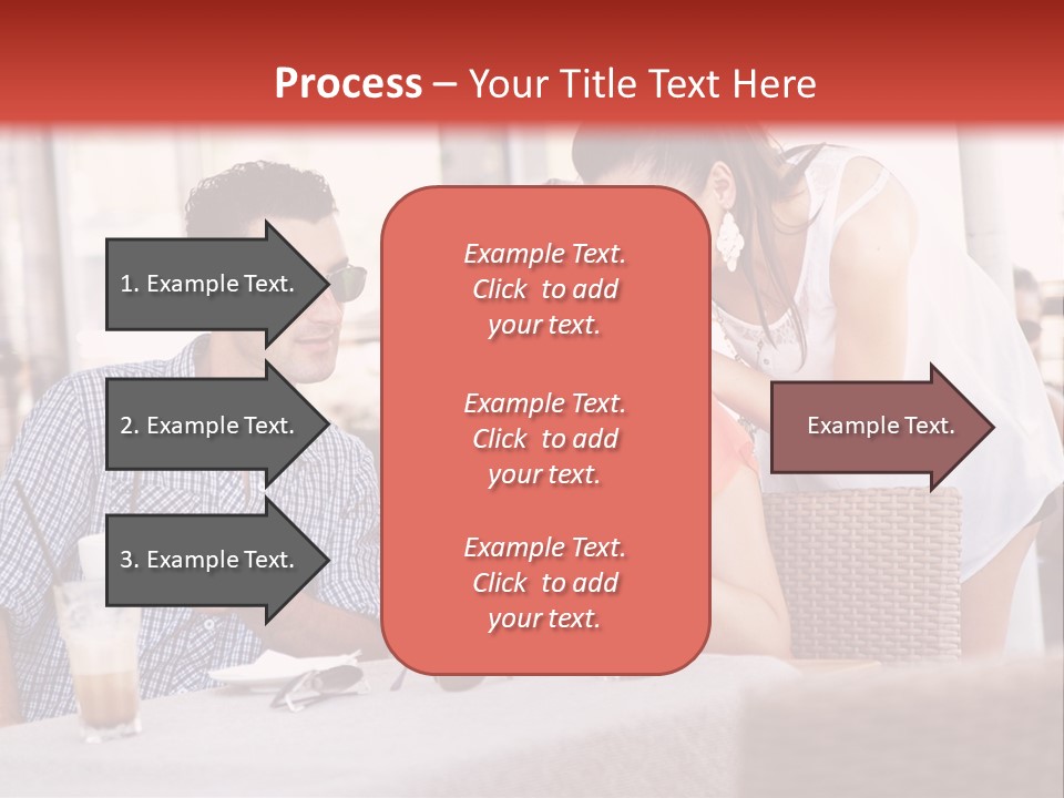 Fun Sunglasses Coffee Bar PowerPoint Template