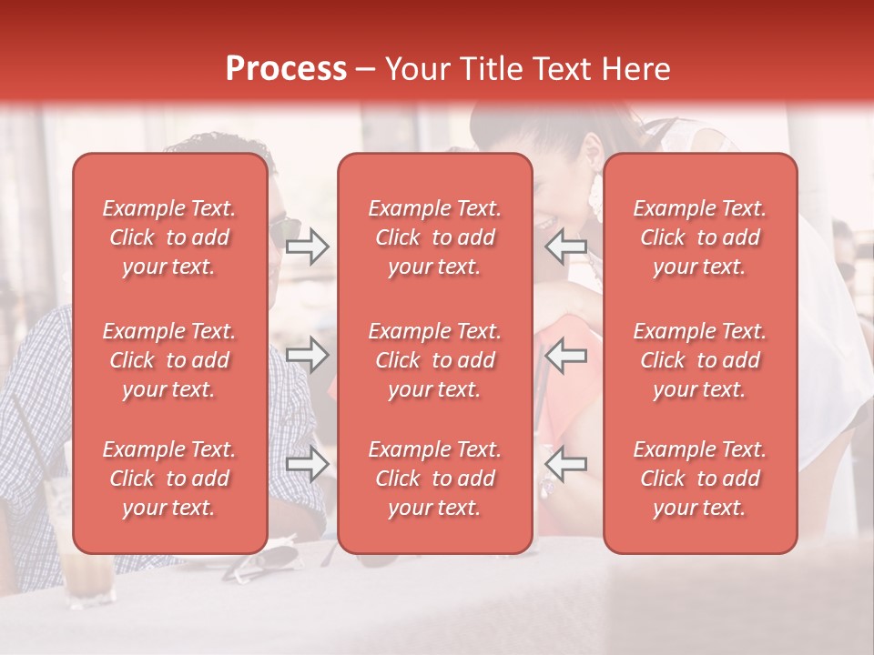 Fun Sunglasses Coffee Bar PowerPoint Template