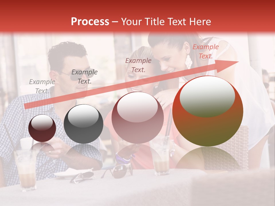 Fun Sunglasses Coffee Bar PowerPoint Template