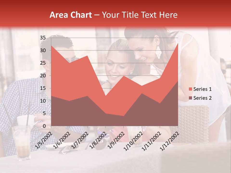 Fun Sunglasses Coffee Bar PowerPoint Template