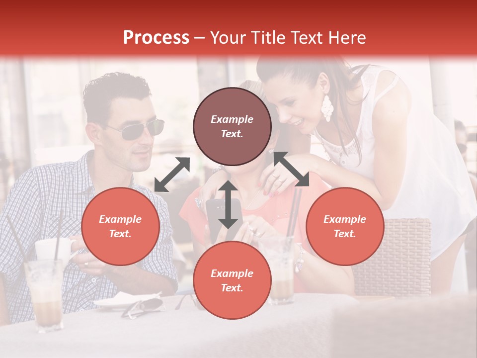 Fun Sunglasses Coffee Bar PowerPoint Template