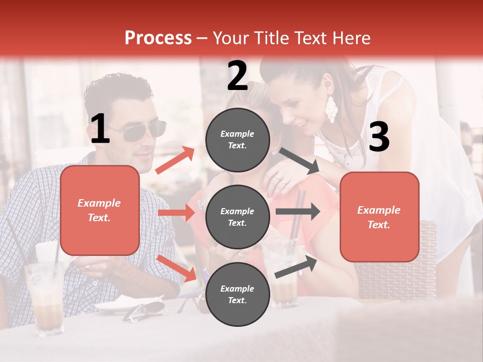 Fun Sunglasses Coffee Bar PowerPoint Template