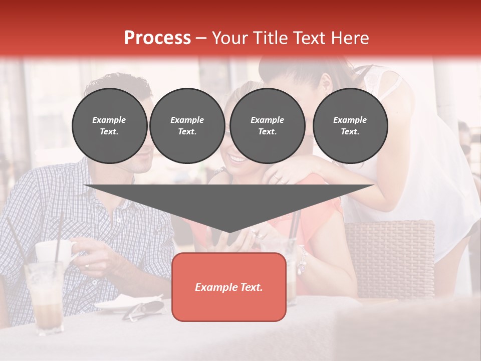 Fun Sunglasses Coffee Bar PowerPoint Template