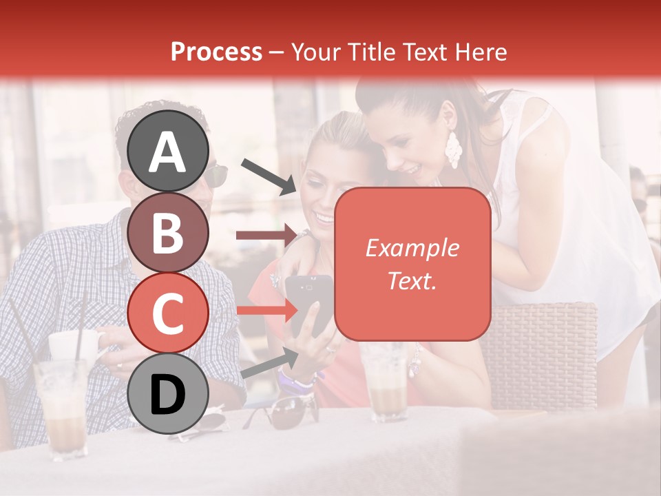 Fun Sunglasses Coffee Bar PowerPoint Template