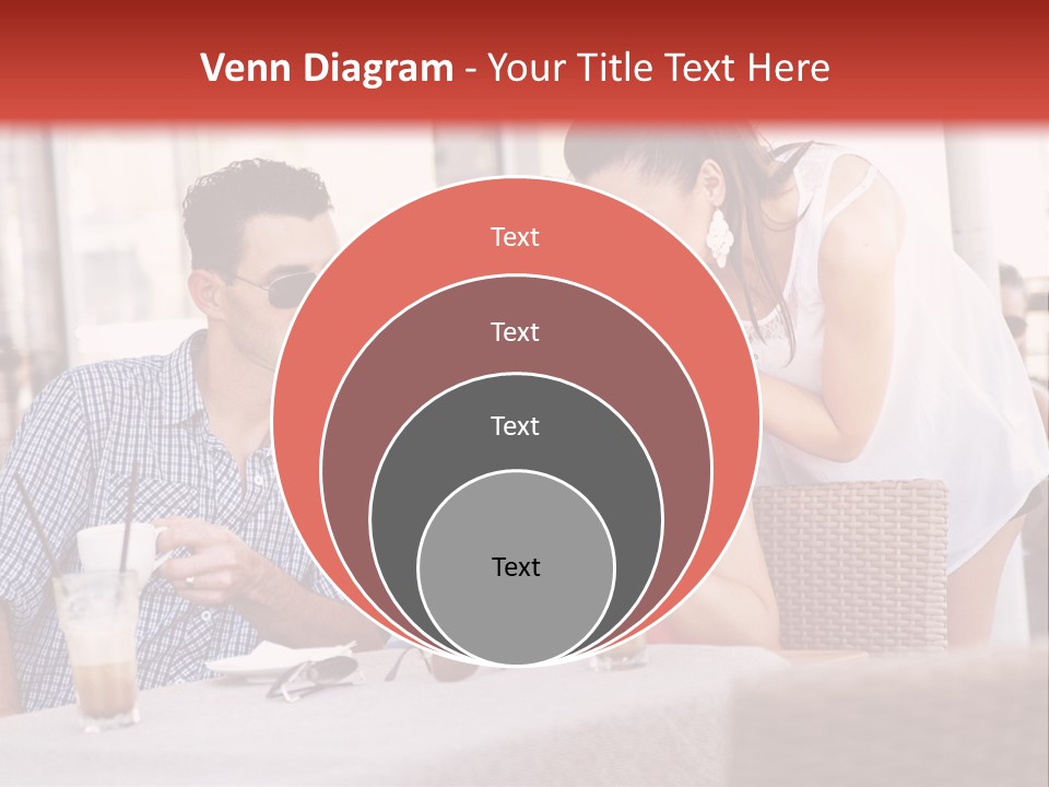 Fun Sunglasses Coffee Bar PowerPoint Template