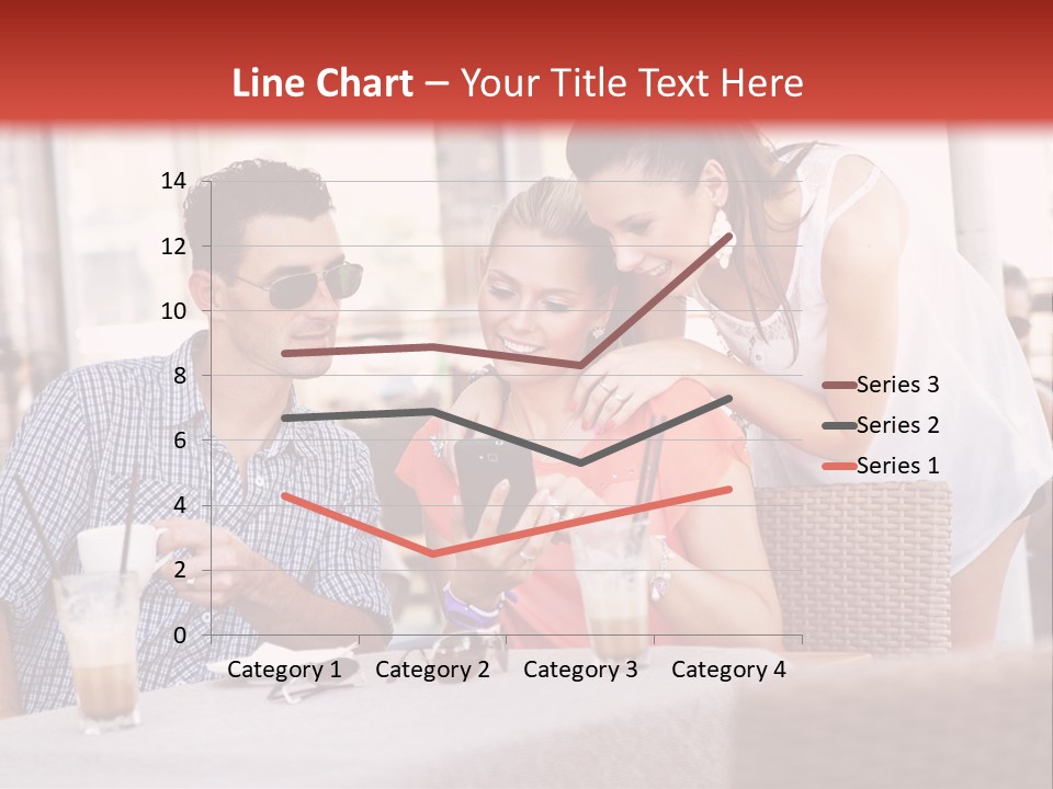 Fun Sunglasses Coffee Bar PowerPoint Template