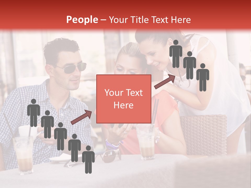 Fun Sunglasses Coffee Bar PowerPoint Template