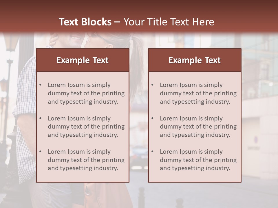 Valentines Love Girlfriend PowerPoint Template