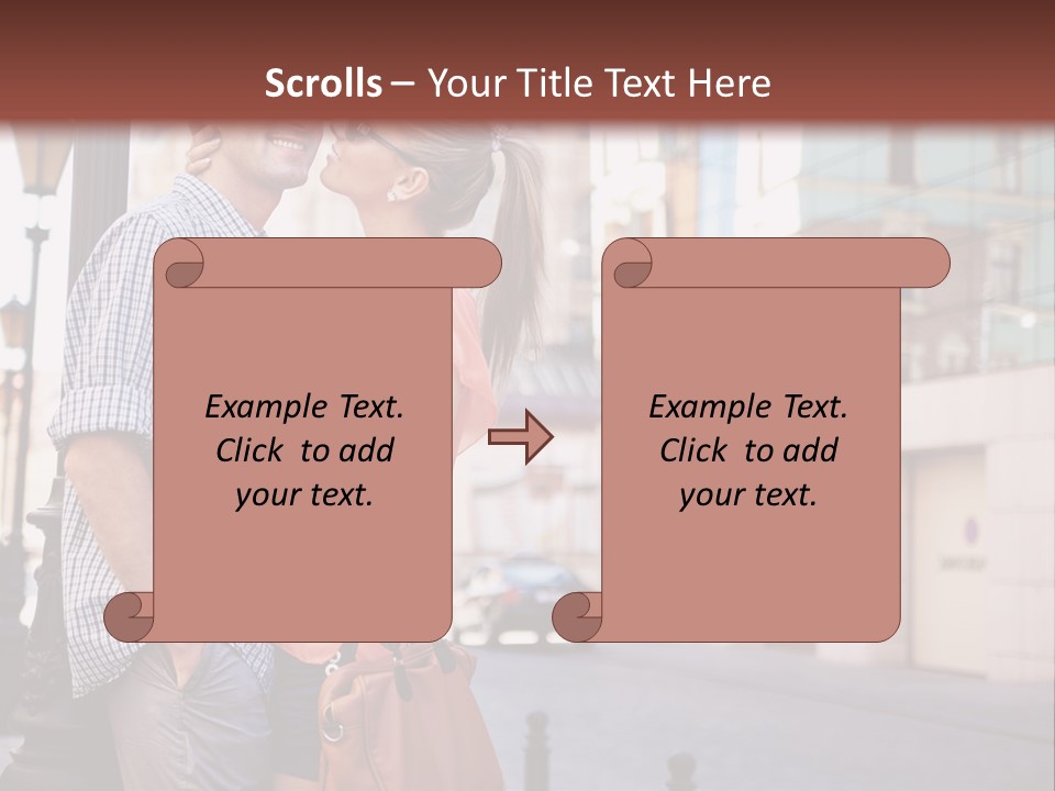 Valentines Love Girlfriend PowerPoint Template