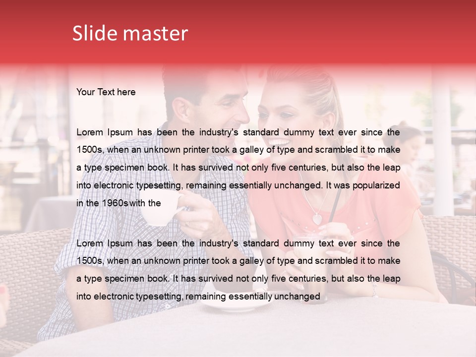 Happy Fun Tea PowerPoint Template