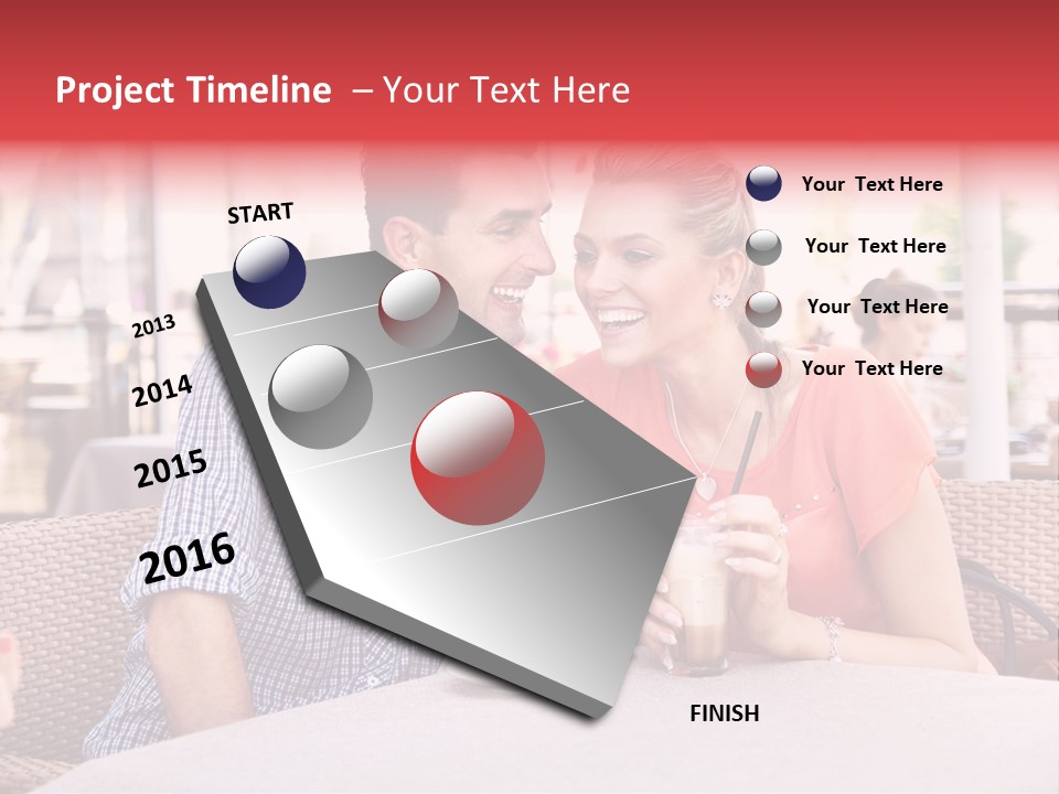 Happy Fun Tea PowerPoint Template