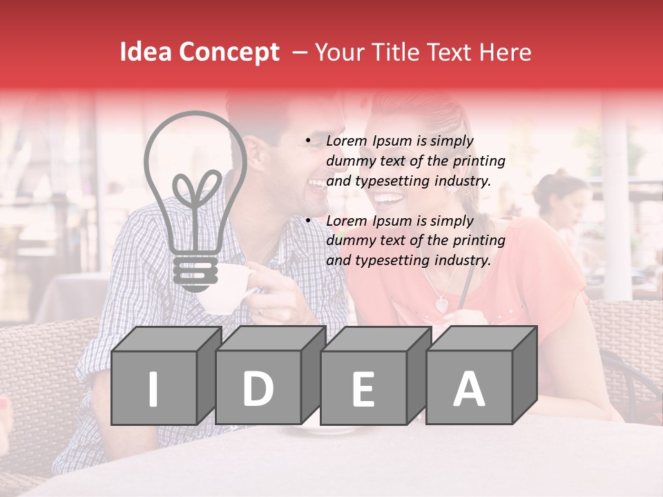 Happy Fun Tea PowerPoint Template